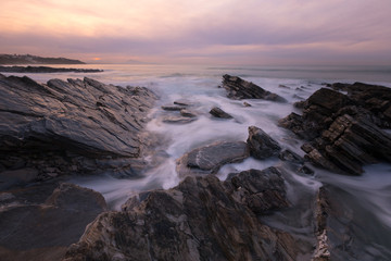 Spot from the beach of Bidart, at Basque Country.