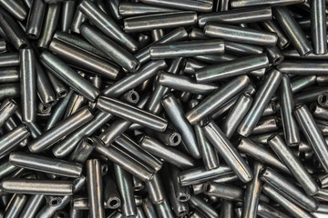 coiled spring pin according to ISO 8748 standard