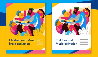 Children music class template.