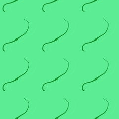 Seamless pattern background with multi-colored wavy lines.