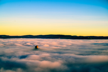 Nebelfeld am Trifels