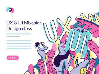 UI UX Landing page class