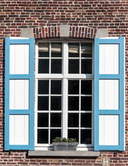 Fototapeta na wymiar Facades of houses in Bruges, Belgium.
