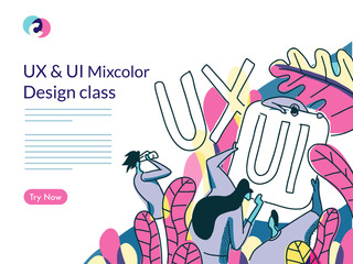 UI UX Landing page class