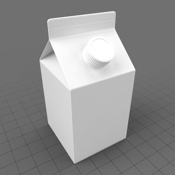 Small milk carton