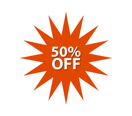 discounts icon on white background