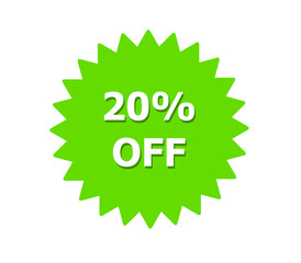 discounts icon on white background