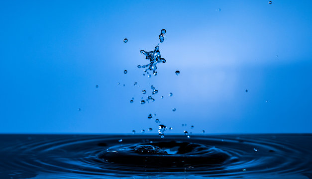 WATER SPLASH macro photography colision 