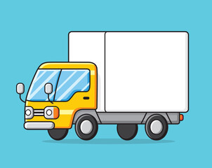 Delivery truck vector