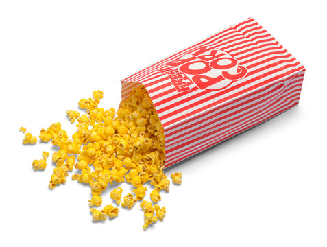 Spilled Popcorn Bag