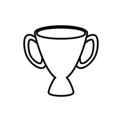 cup trophy isolated icon