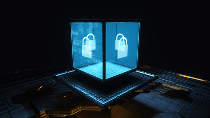 Cyber Security Concept Shot C