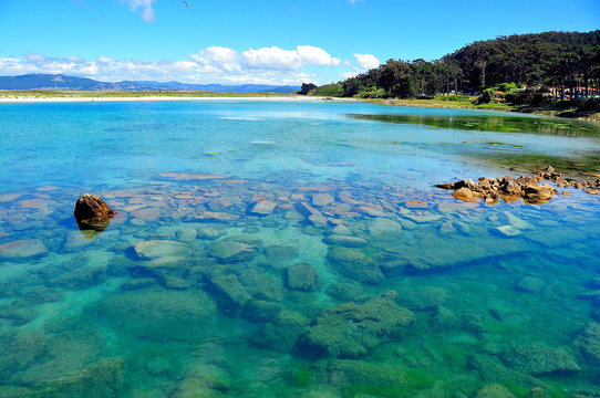 playa - laguna Islas Cies - Galicia 