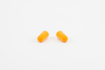 Orange earplug