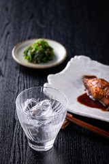 焼酎のロック