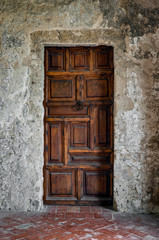 Twelve Panel Mission Door - San Antonio, Texas