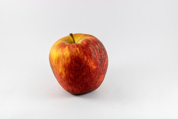 red apple isolated on white background