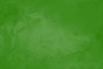 Green ink and watercolor textures on white paper background. Paint leaks and ombre effects. Hand painted abstract image.