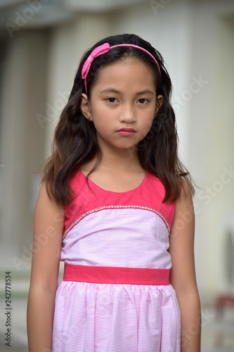 Serious Pretty Filipina Teen Girl Stock Photo And Royalt