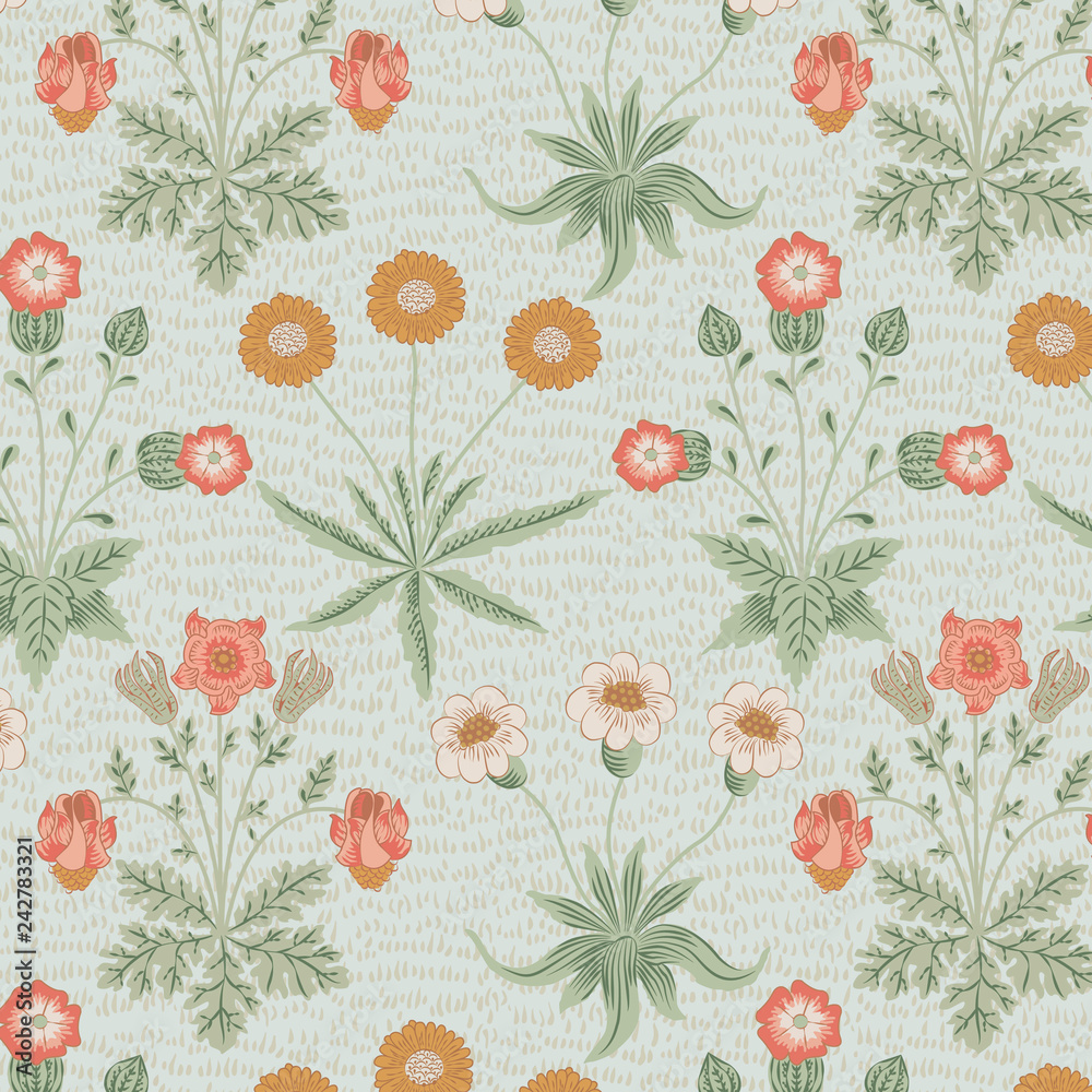 Wall mural Daisy by William Morris (1834-1896). Original from The MET Museum. Digitally enhanced by rawpixel.