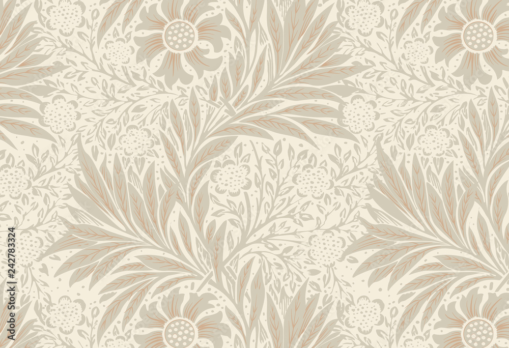 Wall mural Marigold by William Morris (1834-1896). Original from The MET Museum. Digitally enhanced by rawpixel.