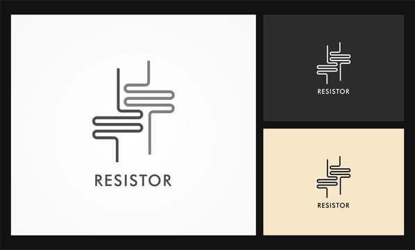 resistor vector logo