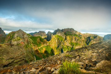 Landscape of madeira island - pico do arieiro