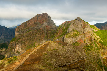 Landscape of madeira island - pico do arieiro