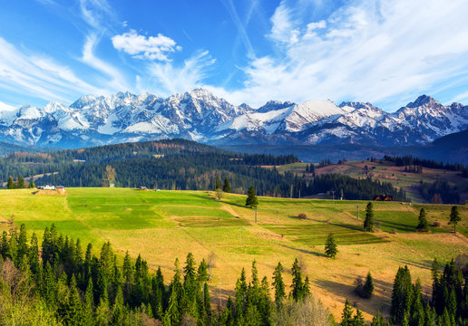 Fototapeta Polish mountains Tatry