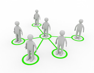 social network concept