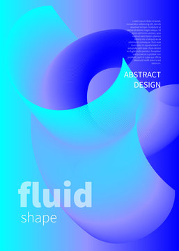 gradient blue future poster