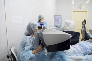 Laser surgery for vision correction