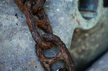 錆びたチェーン