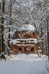 Old Russian church in village