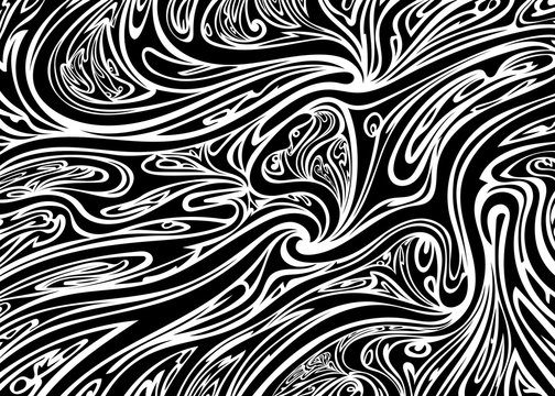 Psychedelic abstract vector background
