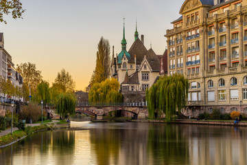 Fototapeta na wymiar area Strasbourg Alsace France