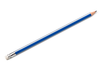 Amazing isolated pencil on pure white background, close up