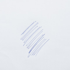 Pen draw on white paper background.