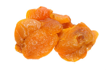 dried fruits isolated on white background