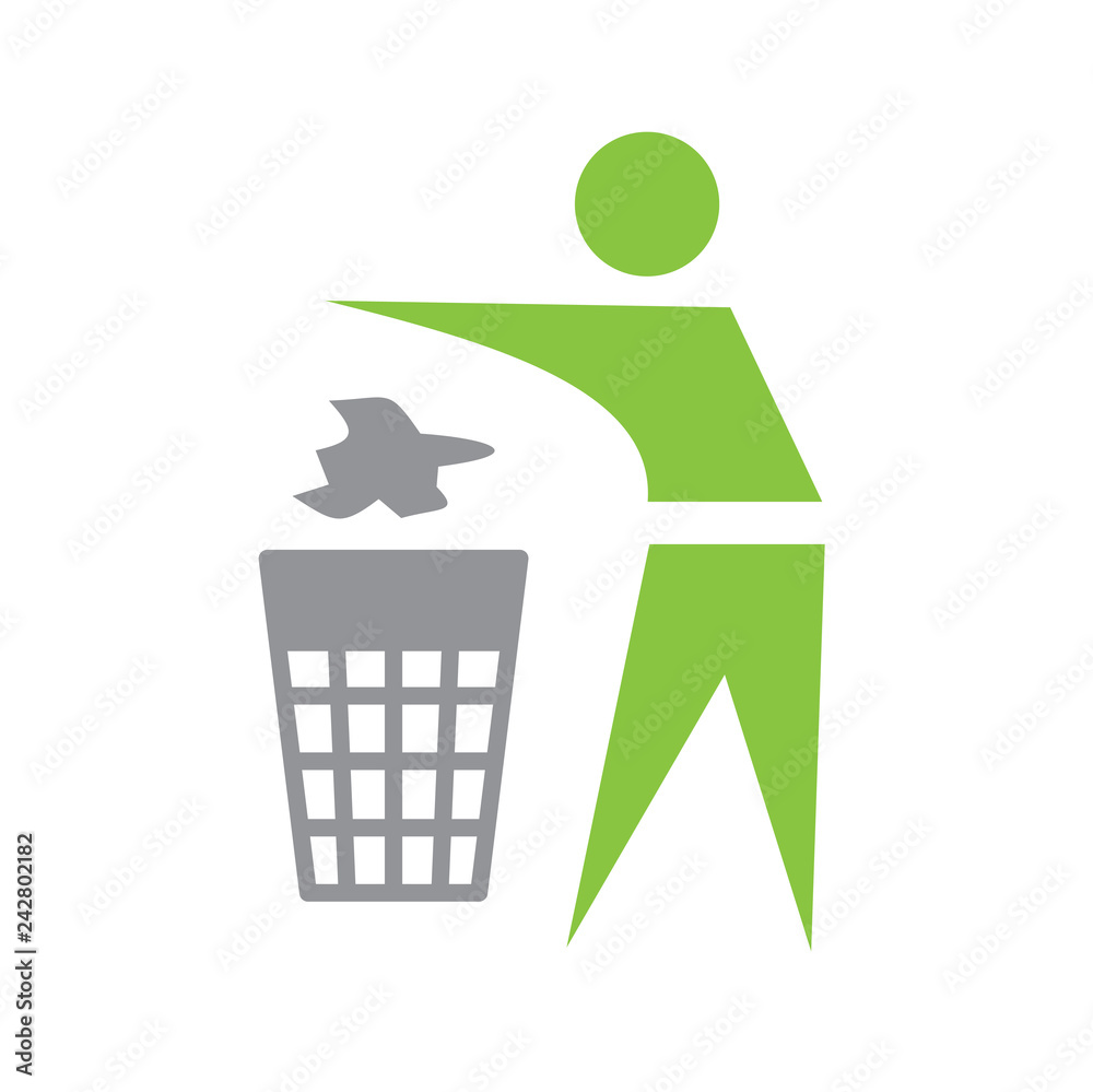 Poster ecology recycling icon on white background for graphic and web design, modern simple vector sign. in