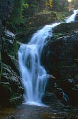 Fototapeta na wymiar Kamienczyk waterfall, Karkonosze mountains, Poland