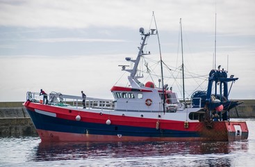 Guilvinec, retour de p&ecirc;che, Finist&egrave;re, France.