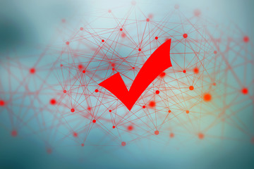 2d illustration Checkbox Tick