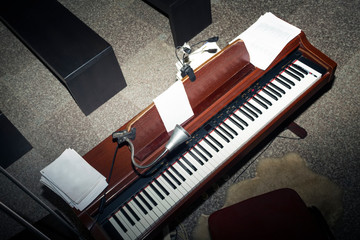 Piano. Top view