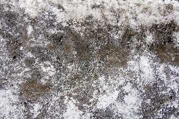 Abstract  black-white background of old wall. Image includes a effect the gray, brown and white tones.