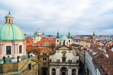 プラハ旧市街の眺望
