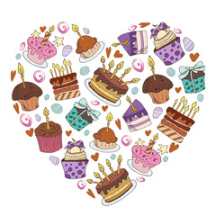 Vector illustration - Deserts