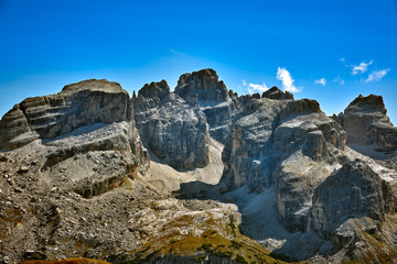 Mountains around Madonna di Campiglio Madonna di Campiglio in the summertime, Italy,Northern & Central Brenta mountain groups ,Western Dolomites, Trentino-Alto Adige, Italy