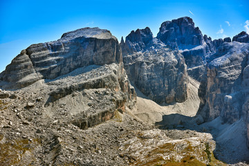Mountains around Madonna di Campiglio Madonna di Campiglio in the summertime, Italy,Northern & Central Brenta mountain groups ,Western Dolomites, Trentino-Alto Adige, Italy