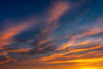 Sonnenuntergang an der Nordsee